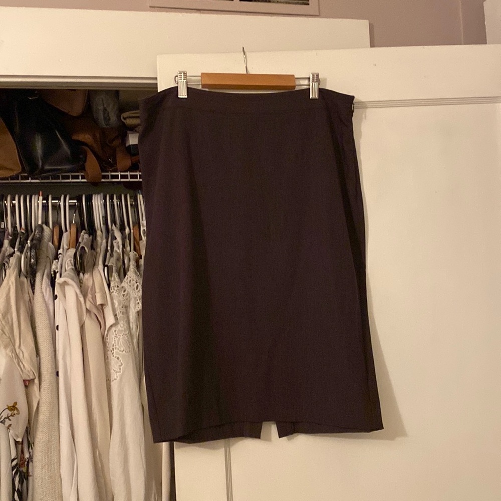 Body by Victoria Brown Pencil Skirt